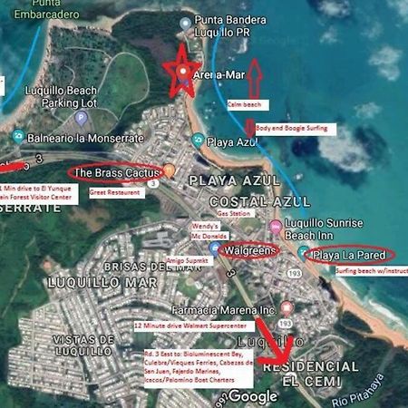 1St Floor, A/C Everywhere, Balcony With Beach View In Luquillo Esterno foto